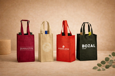Wholesale Non-Woven Wine Tote Bags | Customizable Non-Woven Wine Bags in Bulk