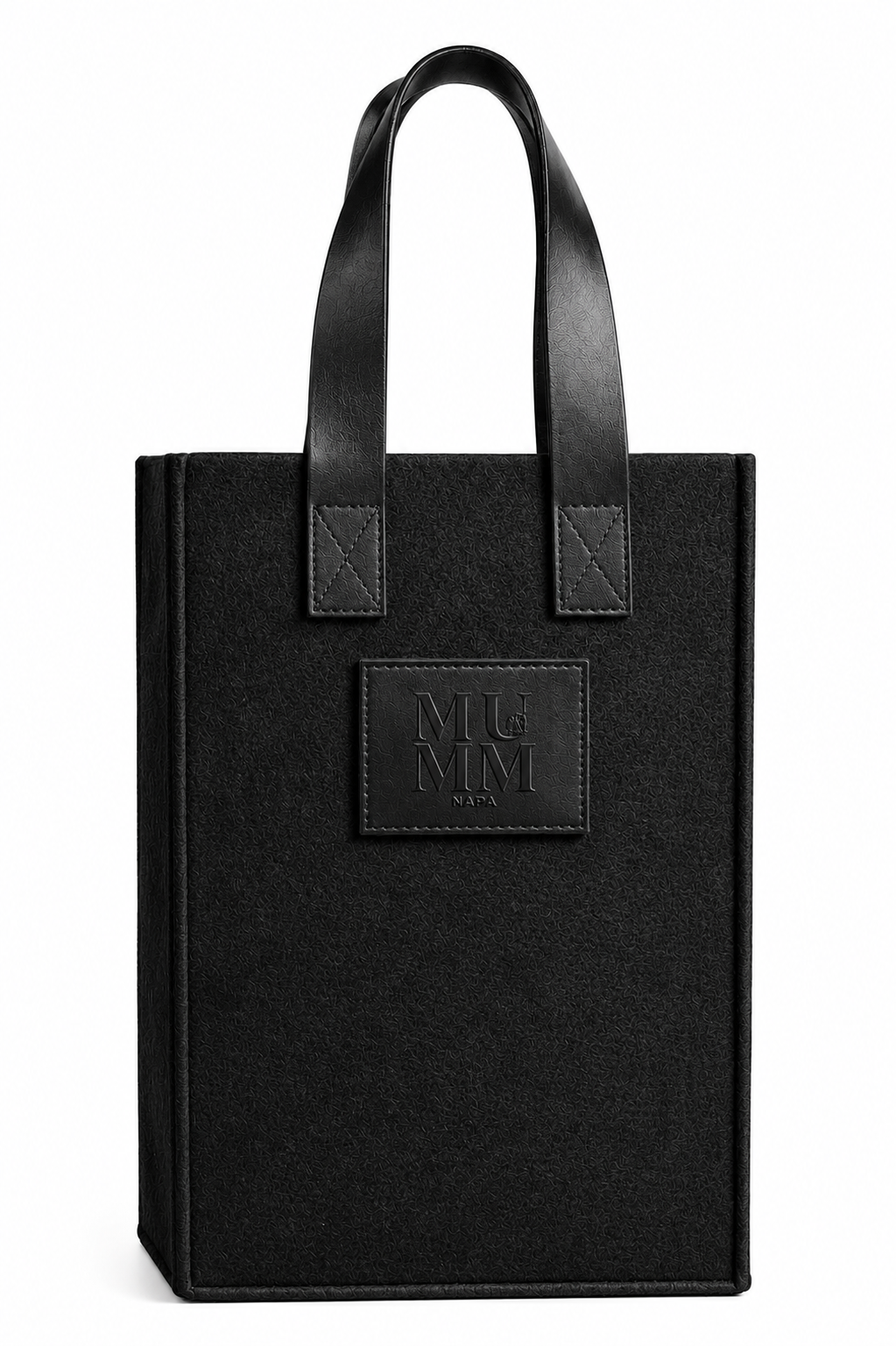 2-Bottle Felt Tote
