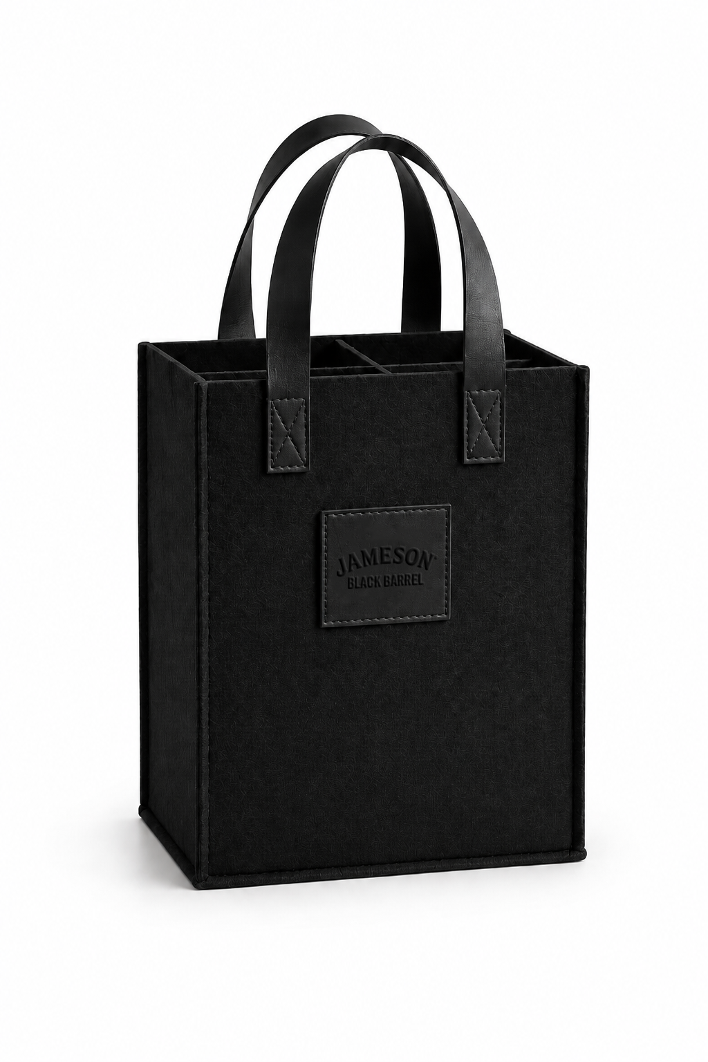 4-Bottle Felt Tote