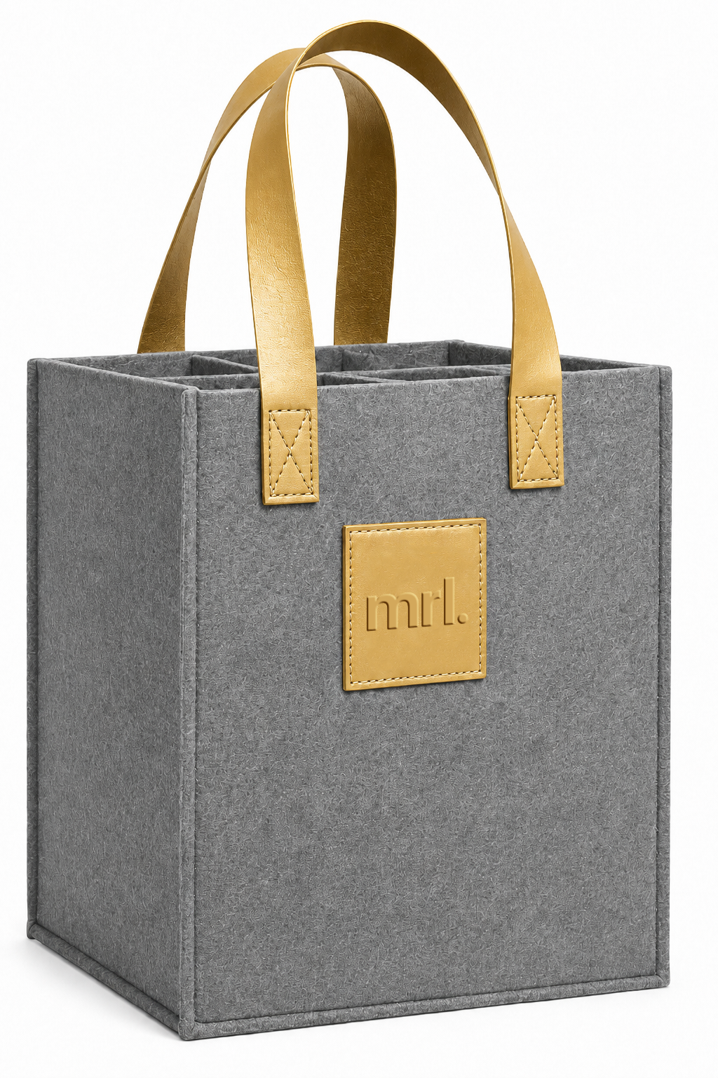 6-Bottle Felt Tote