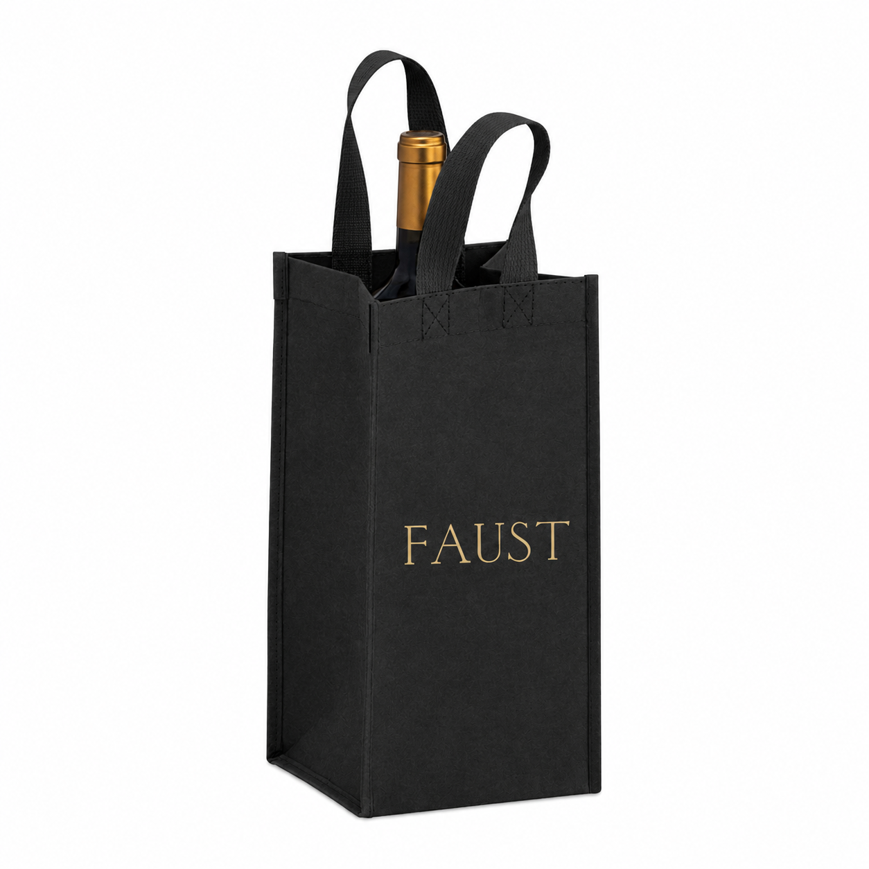 1-Bottle Washable Kraft Wine Tote