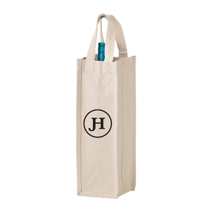 1-BOTTLE COTTON WINE TOTE