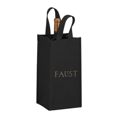 1-BOTTLE WASHABLE KRAFT WINE TOTE