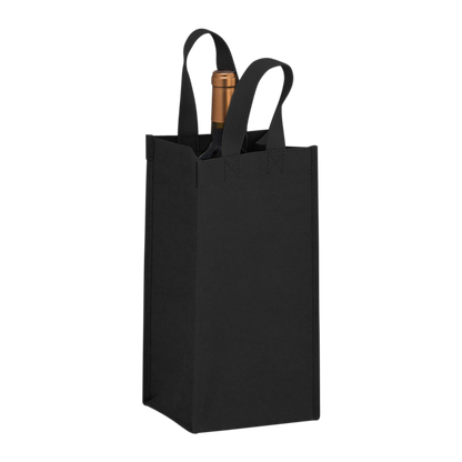 1-BOTTLE WASHABLE KRAFT WINE TOTE