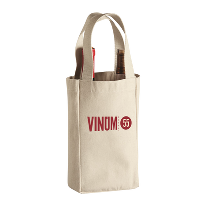 2-BOTTLE COTTON WINE TOTE