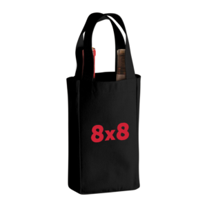 2-BOTTLE COTTON WINE TOTE