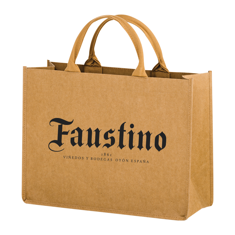 3-BOTTLE WASHABLE KRAFT WINE TOTE