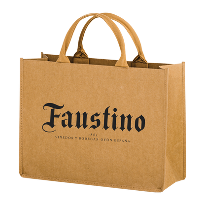 3-BOTTLE WASHABLE KRAFT WINE TOTE