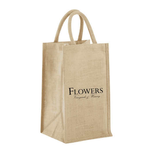 2-BOTTLE JUTE WINE TOTE