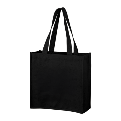 2-Bottle Heavy Cotton Canvas Grocery Tote