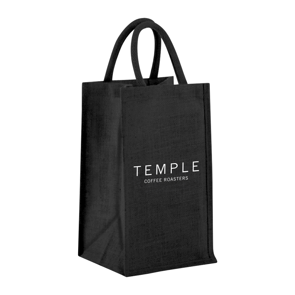 2-BOTTLE JUTE WINE TOTE