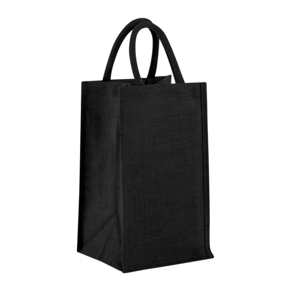 4-BOTTLE JUTE WINE TOTE