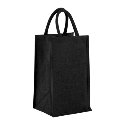 4-BOTTLE JUTE WINE TOTE