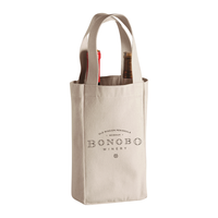 2-Bottle Cotton Wine Tote