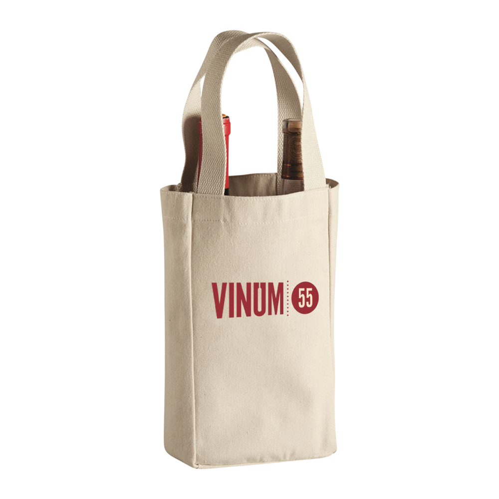 2-Bottle Cotton Wine Tote