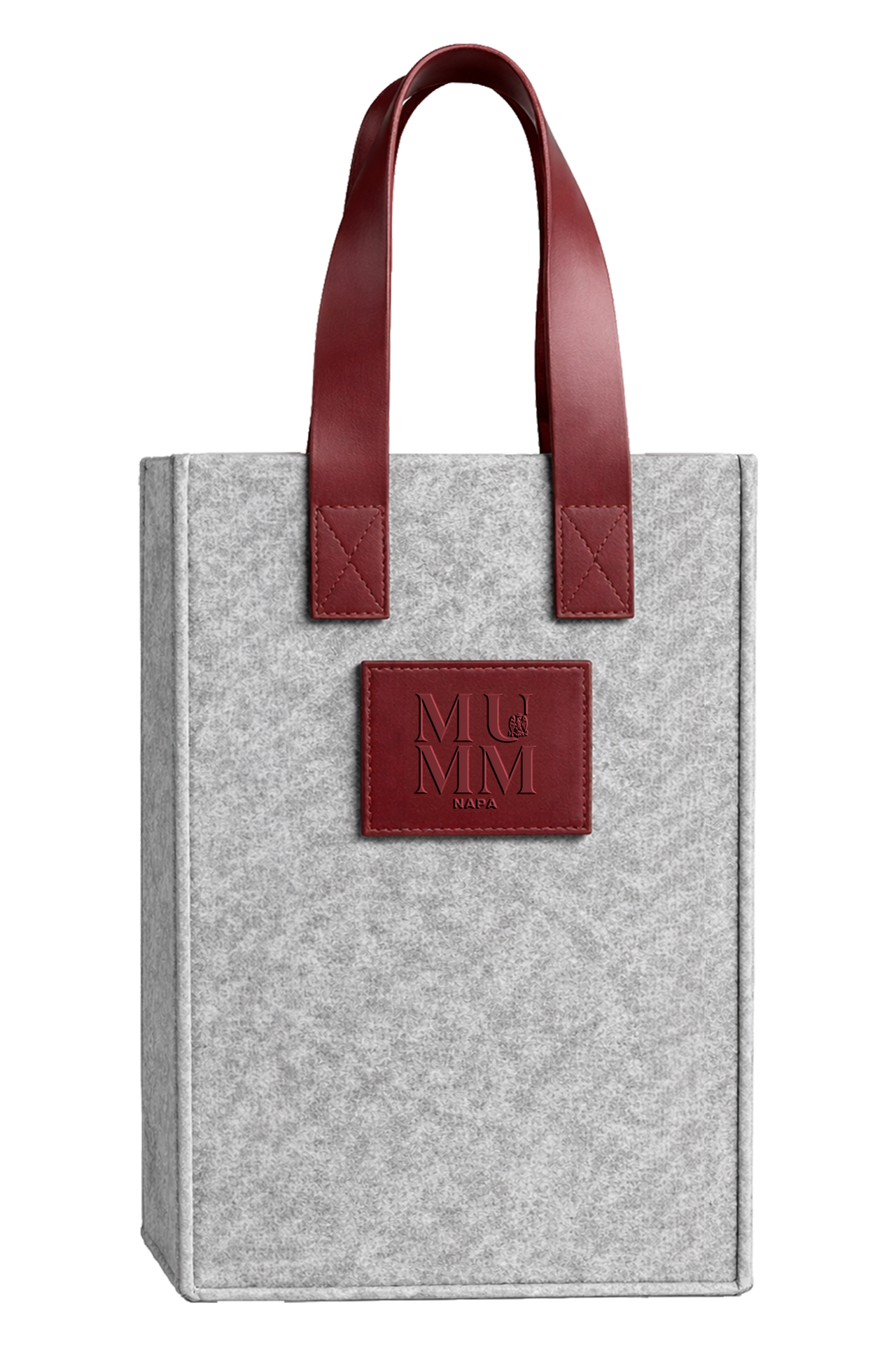 2-Bottle Felt Tote