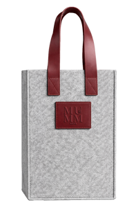 2-Bottle Felt Tote