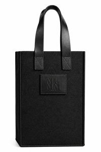 2-Bottle Felt Tote
