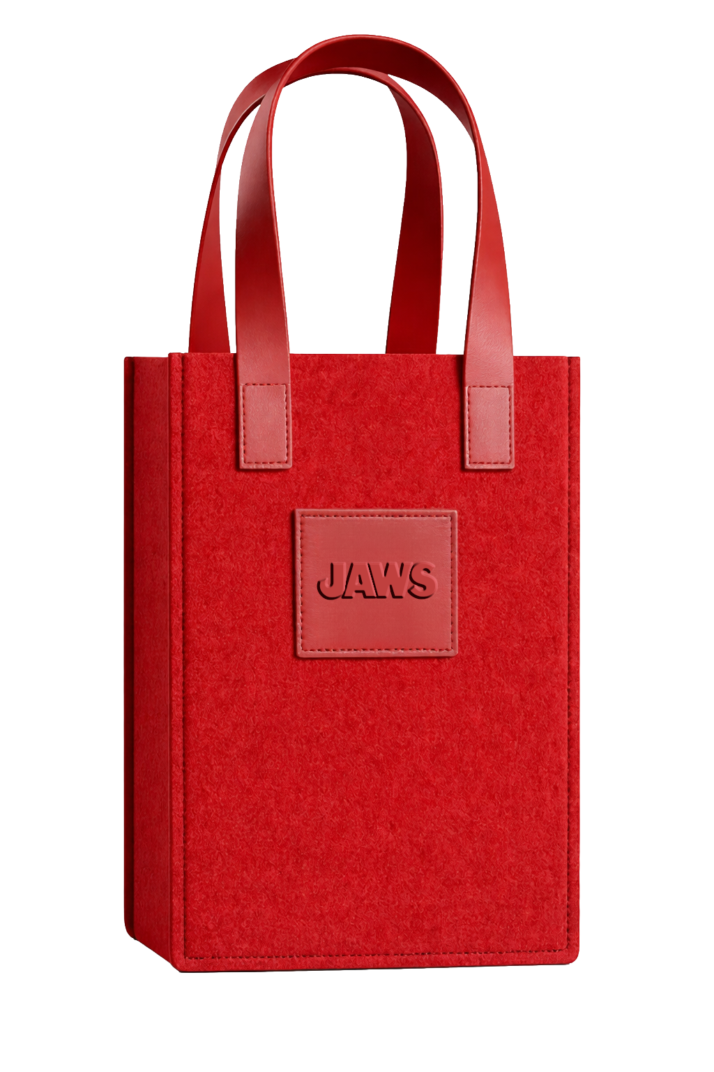 3-Bottle Felt Tote