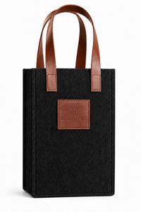 3-Bottle Felt Tote