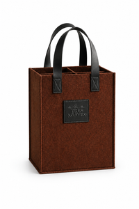 4-Bottle Felt Tote