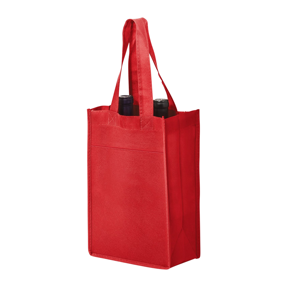 2-BOTTLE NON-WOVEN WINE TOTE