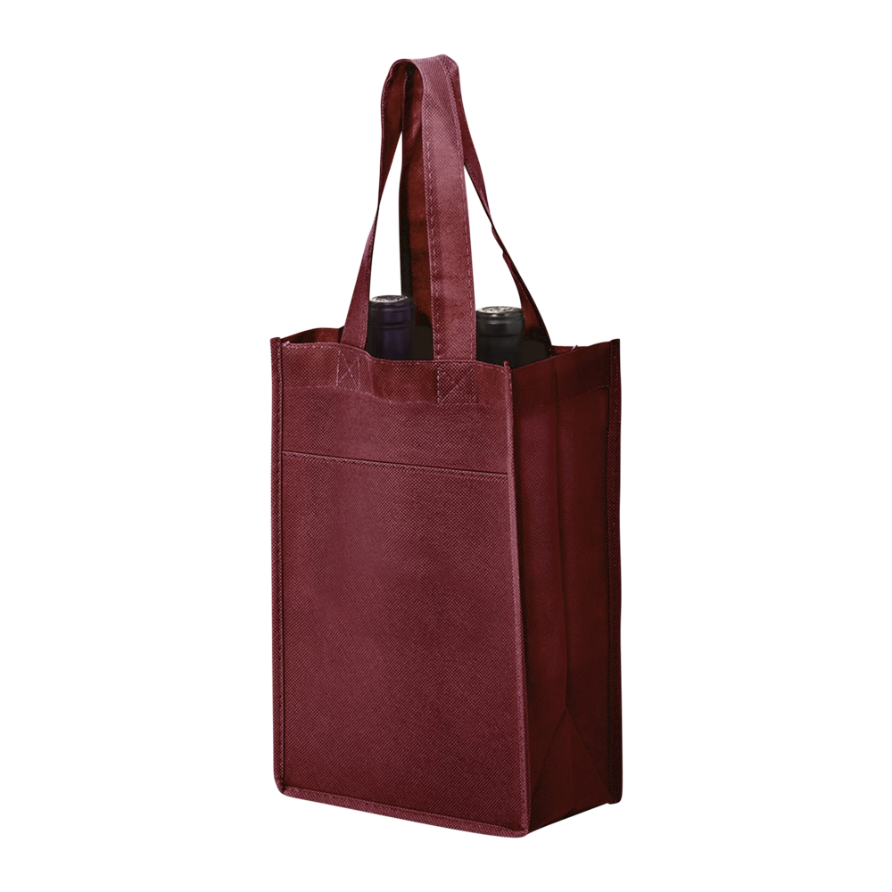 2-BOTTLE NON-WOVEN WINE TOTE