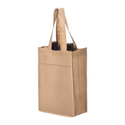2-BOTTLE NON-WOVEN WINE TOTE