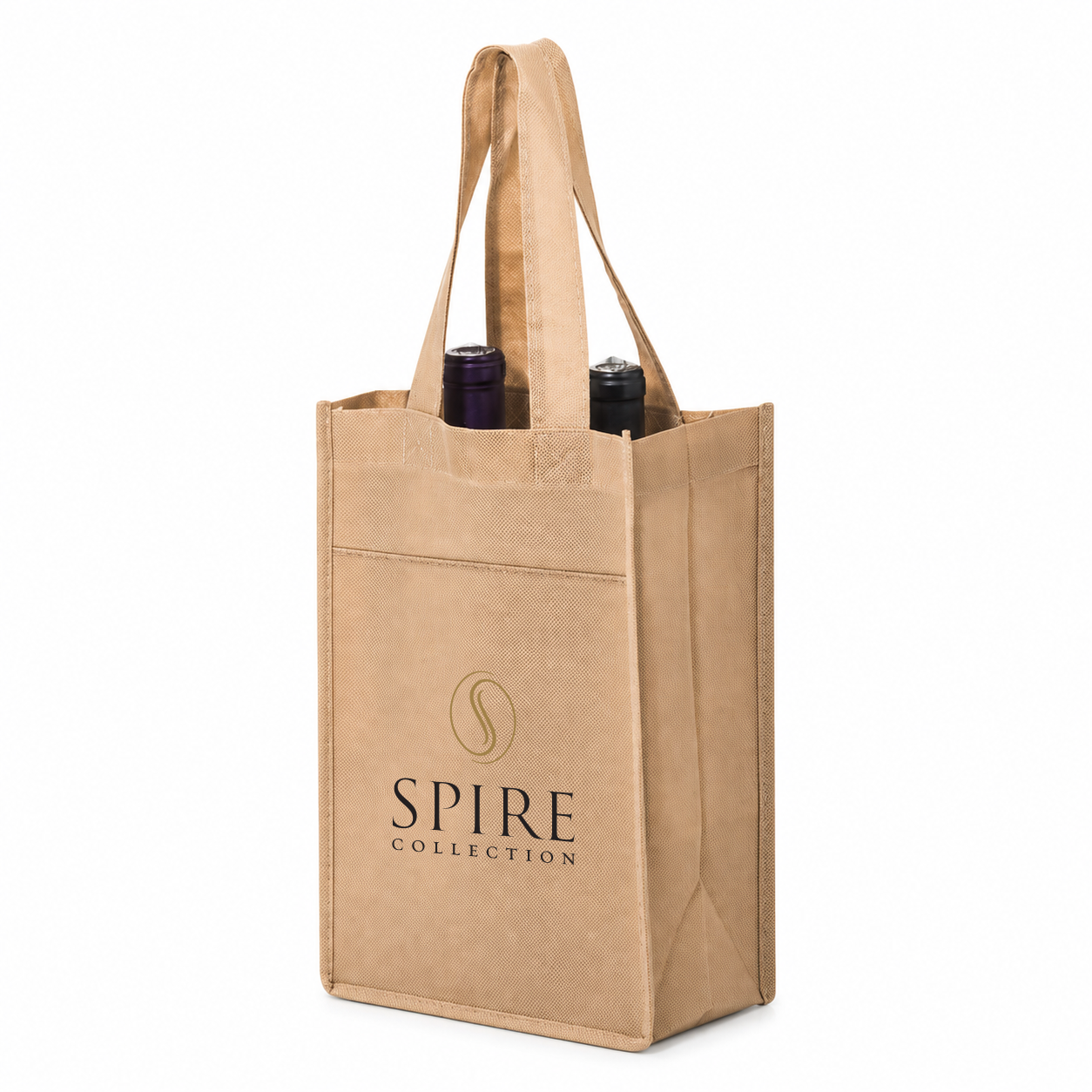 2-Bottle Non-Woven Wine Tote