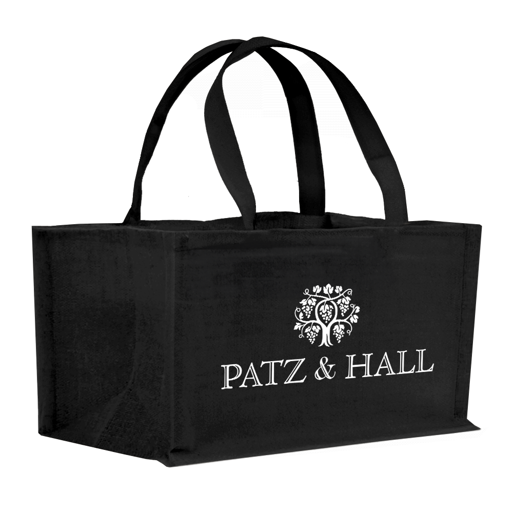 2-Bottle Horizontal Heavy Cotton Canvas Tote