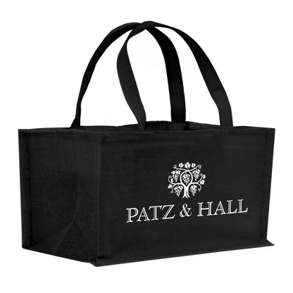 2-Bottle Horizontal Heavy Cotton Canvas Tote