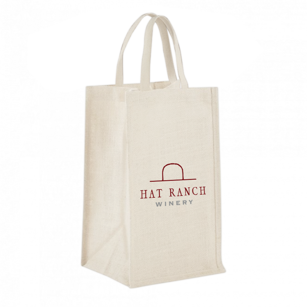 4-BOTTLE COTTON WINE TOTE