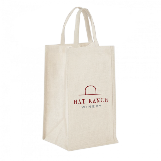 4-BOTTLE COTTON WINE TOTE