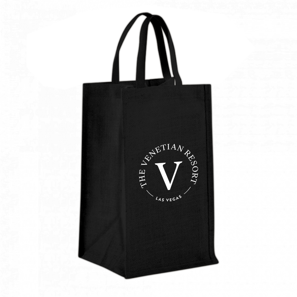 4-BOTTLE COTTON WINE TOTE