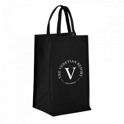 4-BOTTLE COTTON WINE TOTE