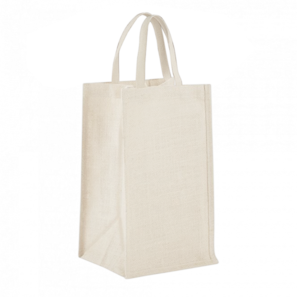 4-BOTTLE COTTON WINE TOTE