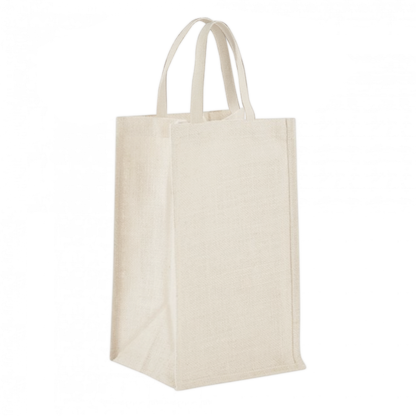 4-BOTTLE COTTON WINE TOTE