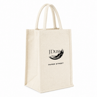 4-Bottle Cotton Wine Tote