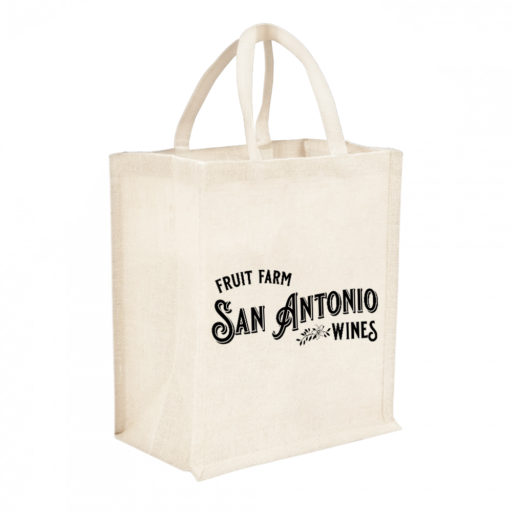 6-BOTTLE COTTON WINE TOTE