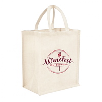 6-Bottle Cotton Wine Tote