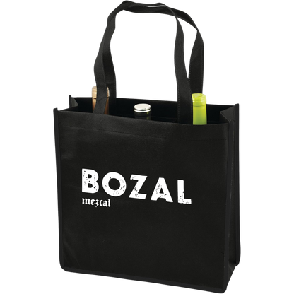 3-BOTTLE NON-WOVEN WINE TOTE