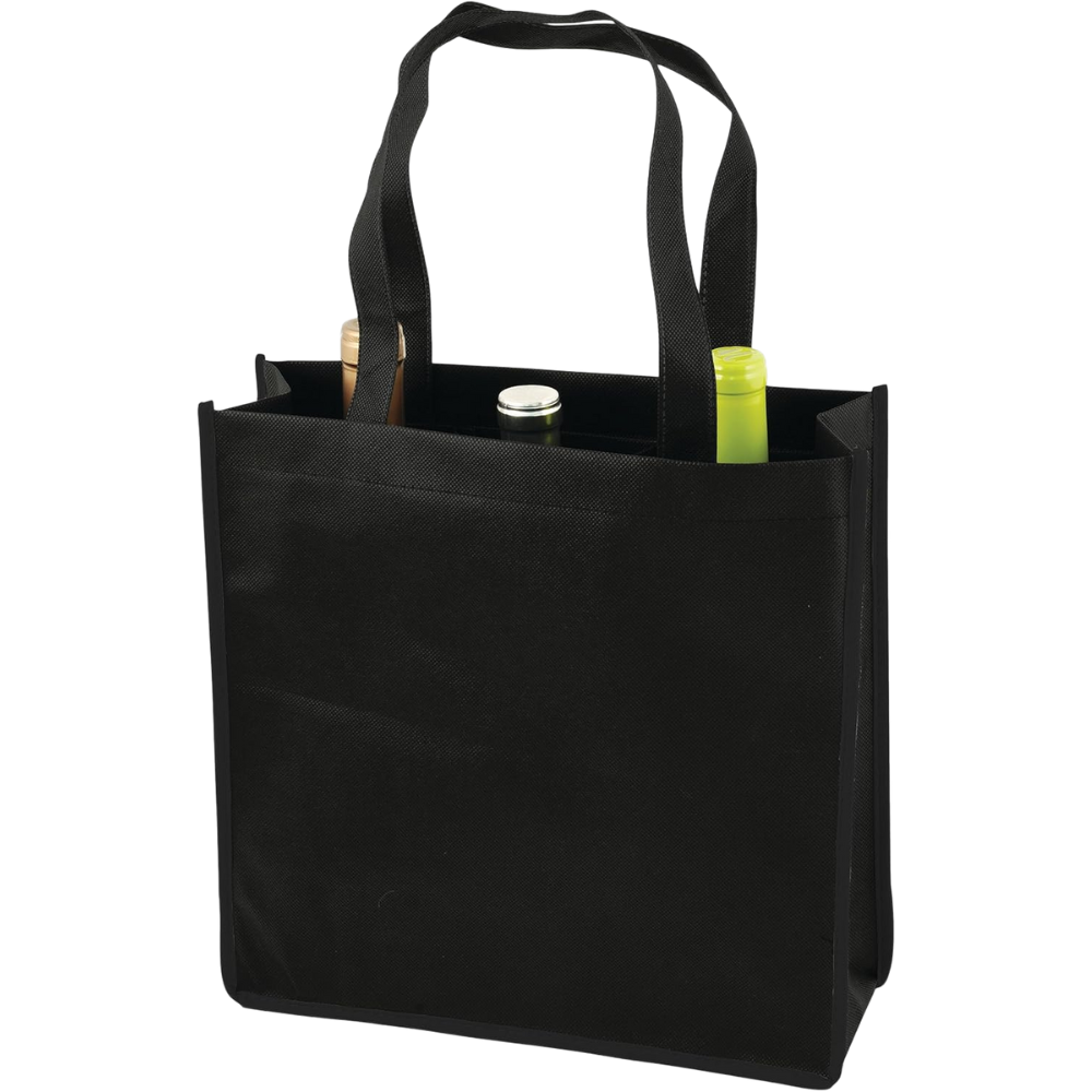 3-BOTTLE NON-WOVEN WINE TOTE