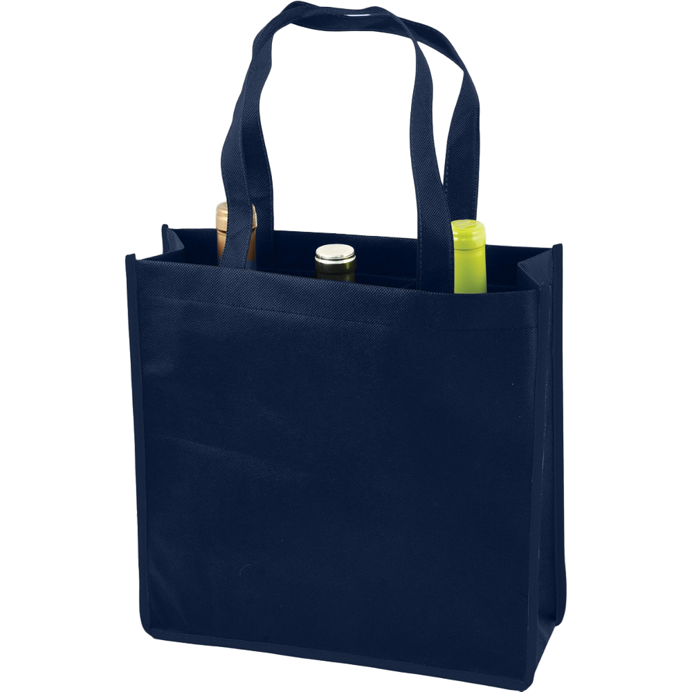 3-BOTTLE NON-WOVEN WINE TOTE