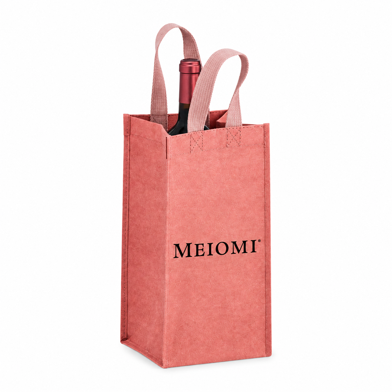 1-Bottle Washable Kraft Wine Tote