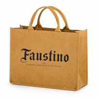 3-Bottle Washable Kraft Wine Tote
