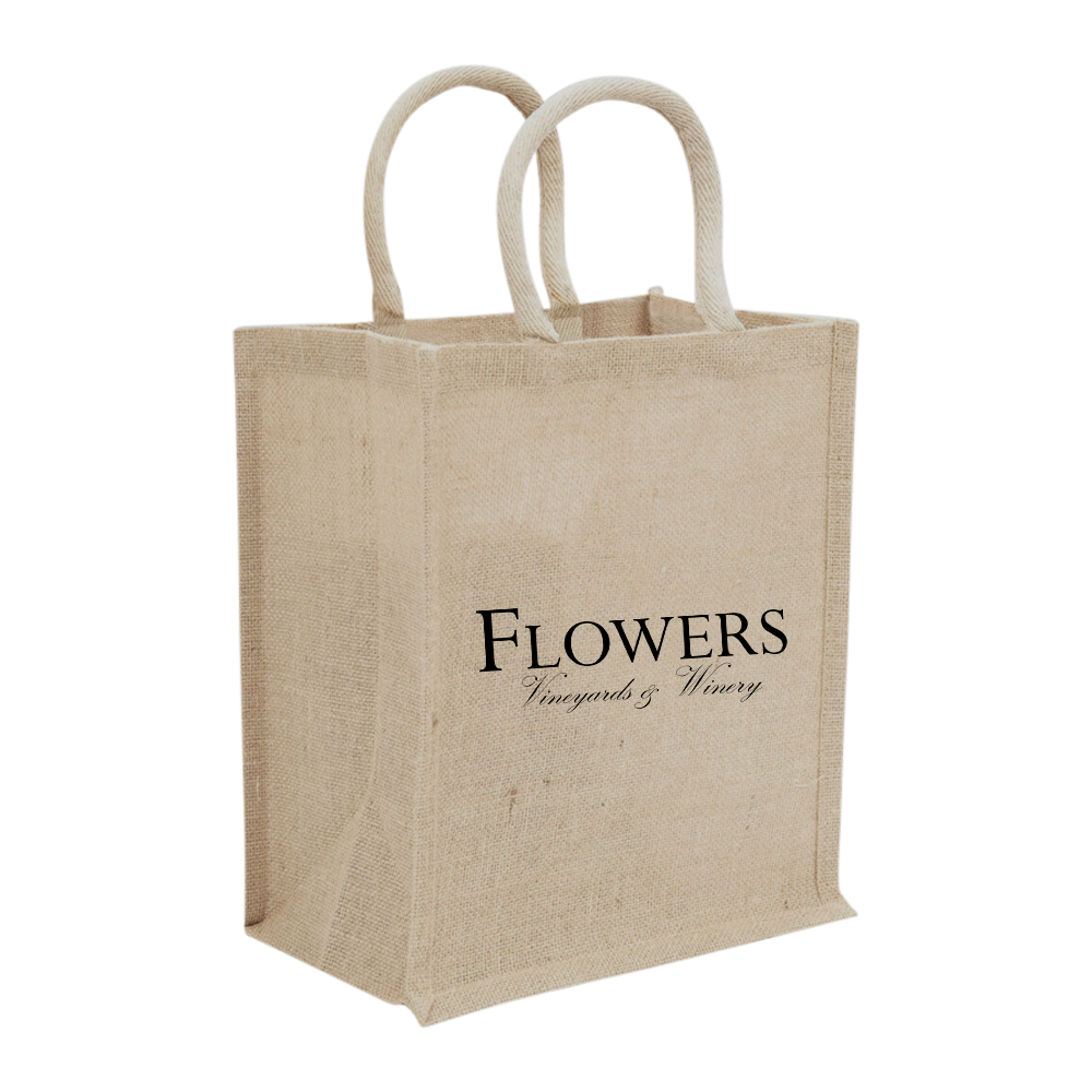6-BOTTLE JUTE WINE TOTE