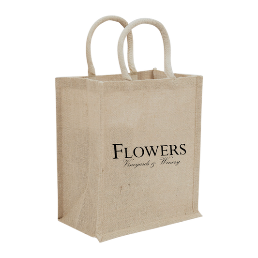6-BOTTLE JUTE WINE TOTE