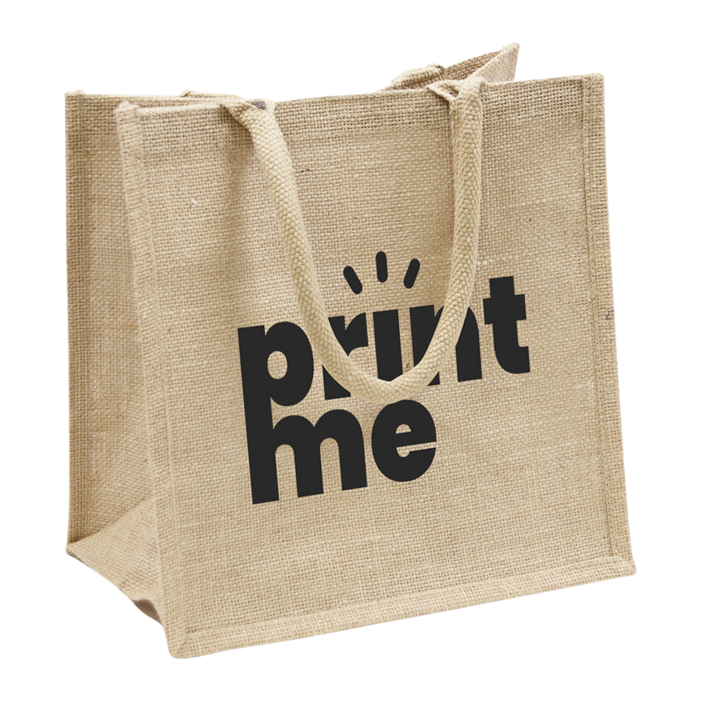 6-BOTTLE JUTE WINE TOTE