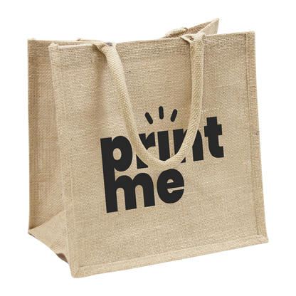 6-BOTTLE JUTE WINE TOTE