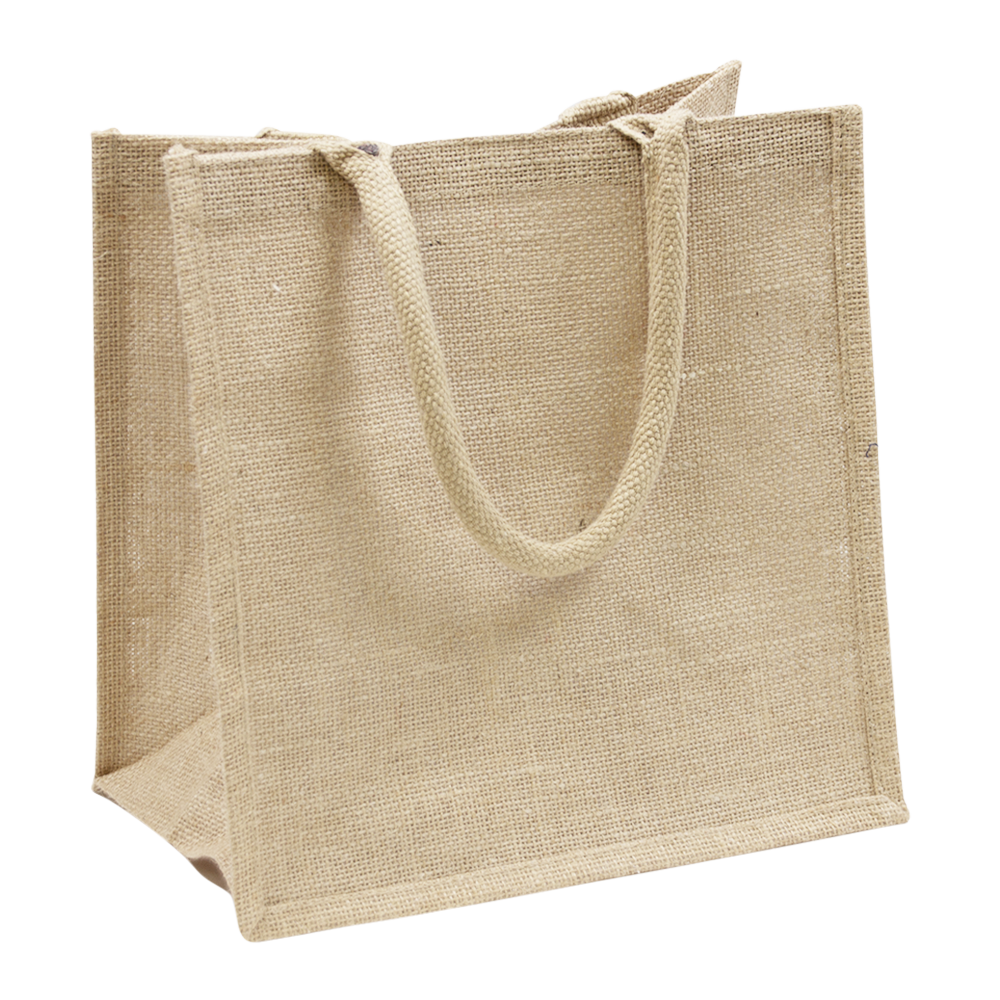 6-BOTTLE JUTE WINE TOTE